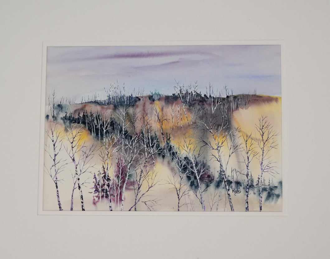 *Alder Mountain (16 x 20 in. matted size)