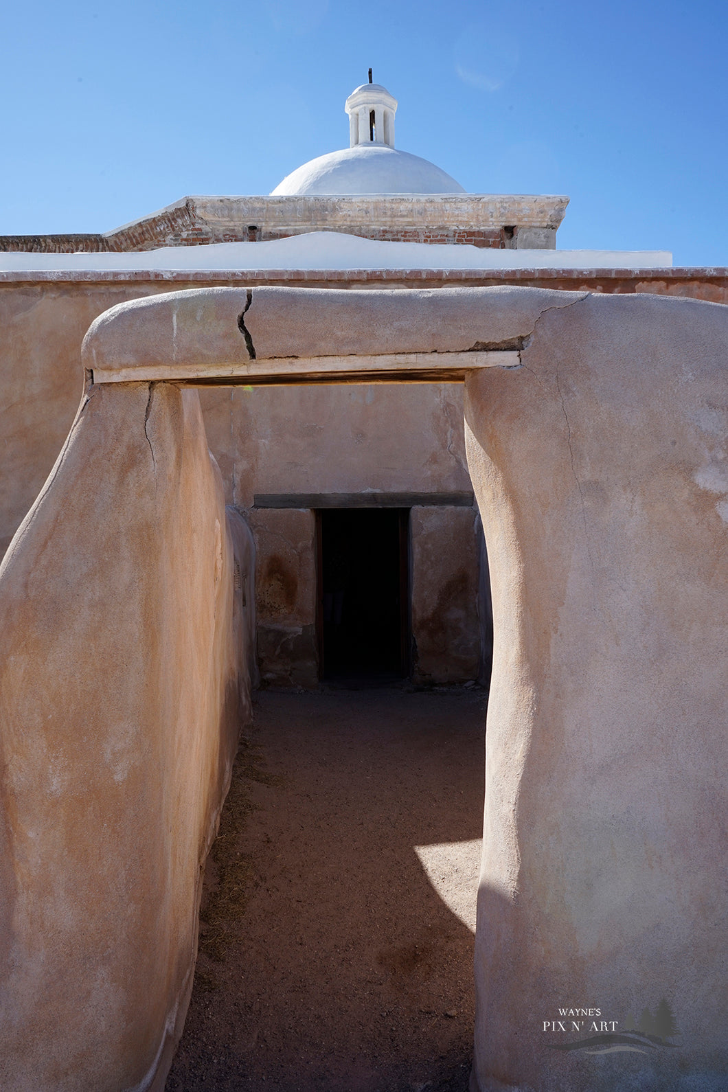 Photo: Tumacacori National Historical Park. Old Mission in AZ